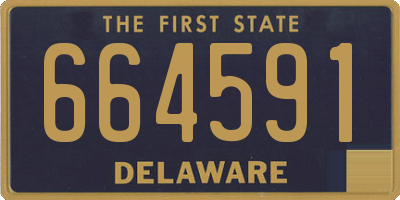 DE license plate 664591