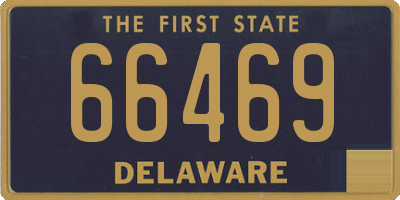 DE license plate 66469