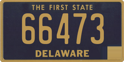 DE license plate 66473
