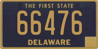 DE license plate 66476