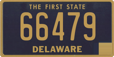 DE license plate 66479