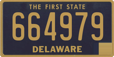 DE license plate 664979