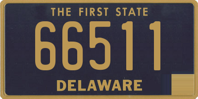 DE license plate 66511