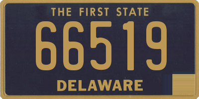 DE license plate 66519