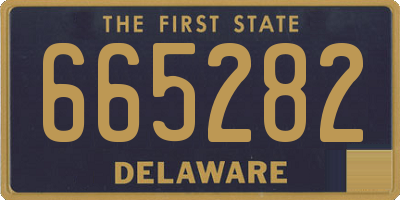 DE license plate 665282
