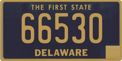 DE license plate 66530
