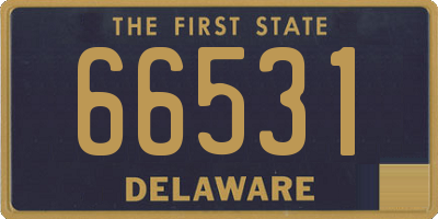 DE license plate 66531