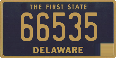 DE license plate 66535