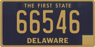DE license plate 66546