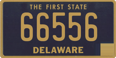 DE license plate 66556