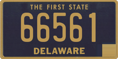 DE license plate 66561