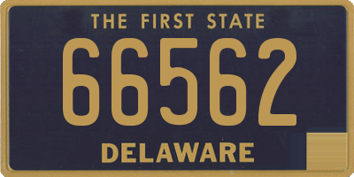 DE license plate 66562