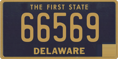 DE license plate 66569