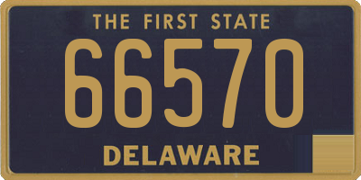 DE license plate 66570