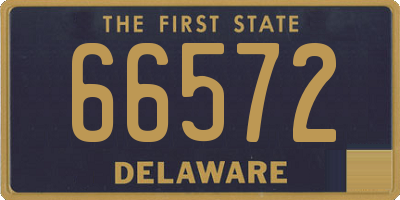 DE license plate 66572