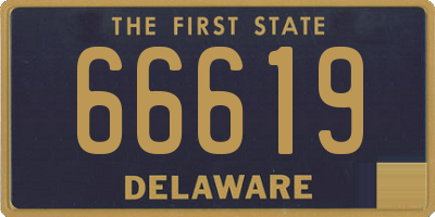 DE license plate 66619