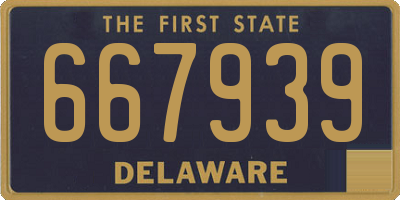 DE license plate 667939