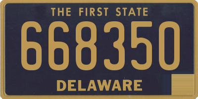 DE license plate 668350