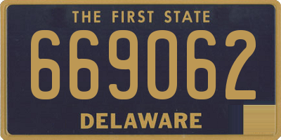 DE license plate 669062