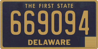 DE license plate 669094