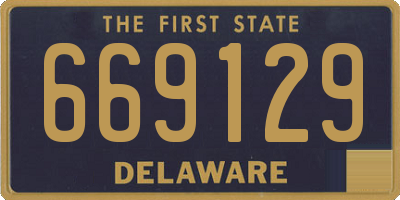 DE license plate 669129