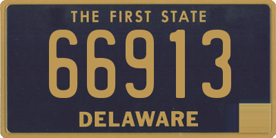 DE license plate 66913