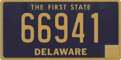 DE license plate 66941