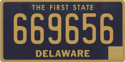 DE license plate 669656