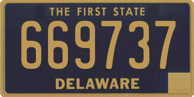 DE license plate 669737