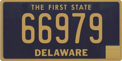DE license plate 66979