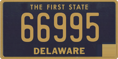 DE license plate 66995