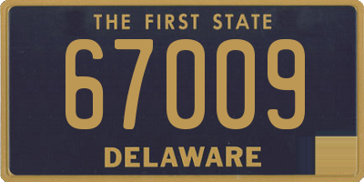 DE license plate 67009