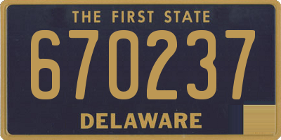 DE license plate 670237
