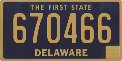 DE license plate 670466
