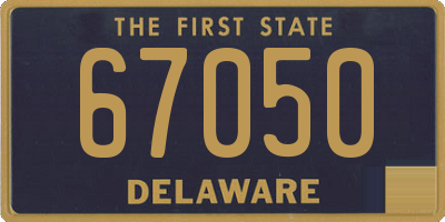 DE license plate 67050