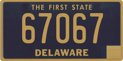 DE license plate 67067