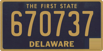 DE license plate 670737