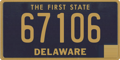 DE license plate 67106
