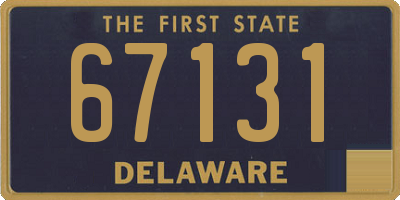 DE license plate 67131