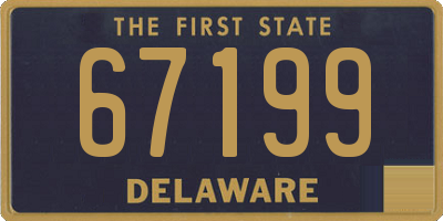 DE license plate 67199