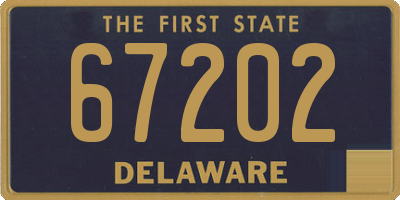 DE license plate 67202