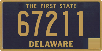 DE license plate 67211