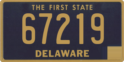 DE license plate 67219