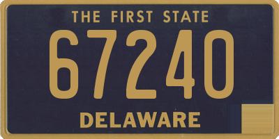 DE license plate 67240