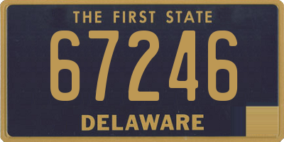 DE license plate 67246