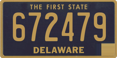 DE license plate 672479