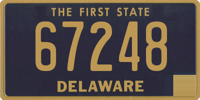 DE license plate 67248
