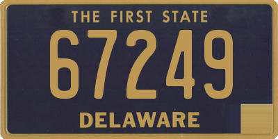 DE license plate 67249