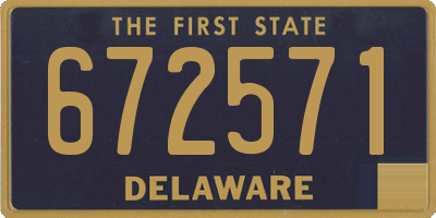 DE license plate 672571