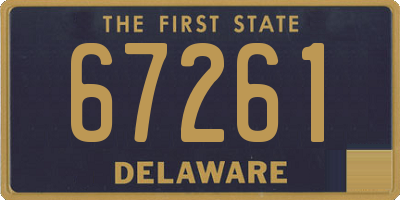 DE license plate 67261